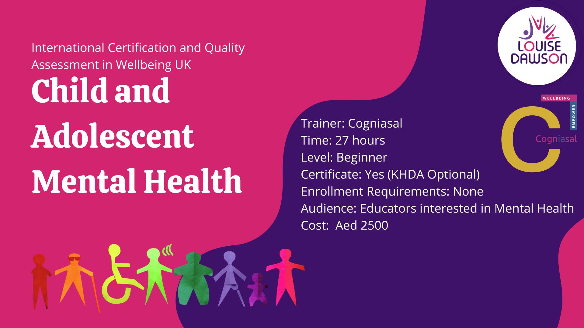 Cogniasal: ICQAWUK Child and Adolescent Mental Health (CAMH) Course