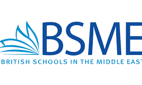 A Blue and White logo with the letters BSME