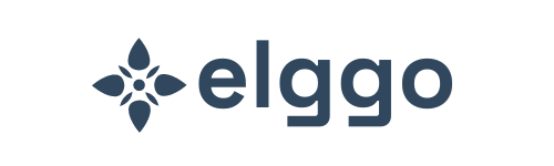 The elggo logo on a white background