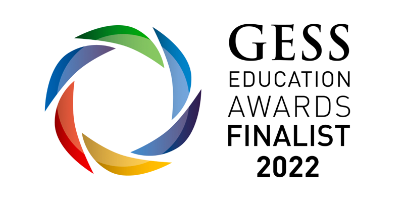 A logo showing the product or supplier was a finalist in the 2022 GESS Awards