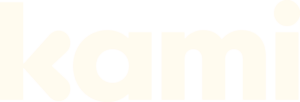 Kami app logo in cream