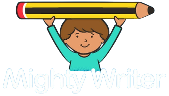 The might Writer logo on a transparent background