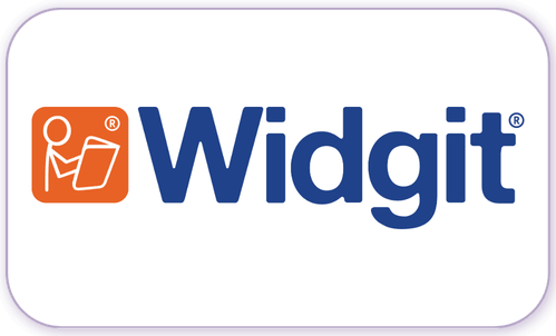 A standardised image for one of Louise Dawson's Partner companies - the company logo within a white rectangle with rounded corner for use on Louise's homepage. Widgit symbols - used globally for more than 40 years