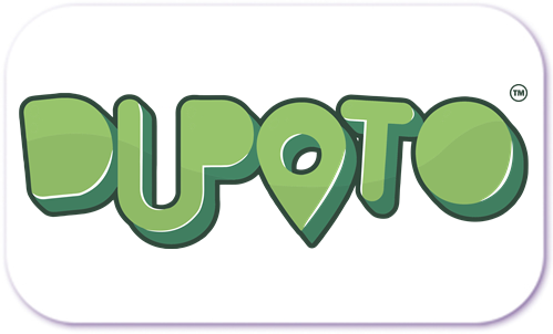 A standardised image for one of Louise Dawson's Partner companies - the company logo within a white rectangle with rounded corner for use on Louise's homepage. Dupoto territory mapping