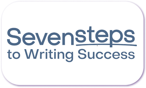 A standardised image for one of Louise Dawson's Partner companies - the company logo within a white rectangle with rounded corner for use on Louise's homepage. Seven Steps to writing success