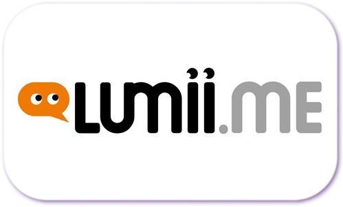 A standardised image for one of Louise Dawson's Partner companies - the company logo within a white rectangle with rounded corner for use on Louise's homepage. lumii.me