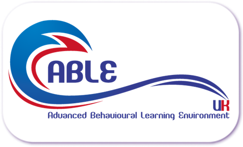 A standardised image for one of Louise Dawson's Partner companies - the company logo within a white rectangle with rounded corner for use on Louise's homepage. ABLE UK Dubai