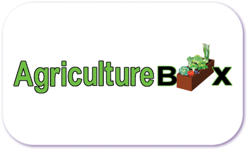 A standardised image for one of Louise Dawson's Partner companies - the company logo within a white rectangle with rounded corner for use on Louise's homepage. AgricultureBox