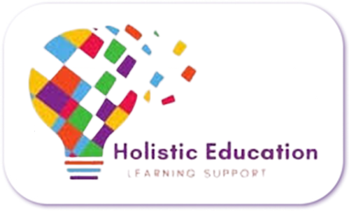 A standardised image for one of Louise Dawson's Partner companies - the company logo within a white rectangle with rounded corner for use on Louise's homepage. Holistic Education Dubai