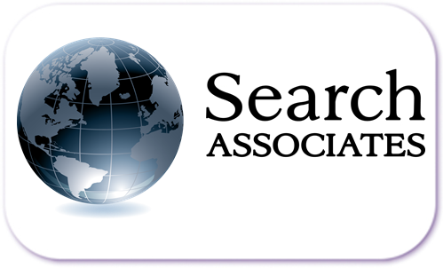 A standardised image for one of Louise Dawson's Partner companies - the company logo within a white rectangle with rounded corner for use on Louise's homepage. Search Associates