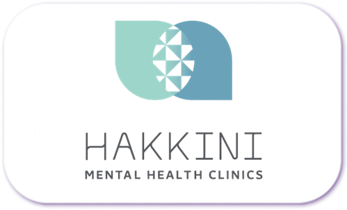 A standardised image for one of Louise Dawson's Partner companies - the company logo within a white rectangle with rounded corner for use on Louise's homepage. Hakkini clinics