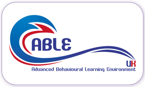 A standardised image for one of Louise Dawson's Partner companies - the company logo within a white rectangle with rounded corner for use on Louise's homepage. ABLE UK Dubai