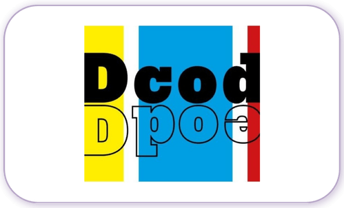 A standardised image for one of Louise Dawson's Partner companies - the company logo within a white rectangle with rounded corner for use on Louise's homepage. Britannica Dcode Dyslexia.