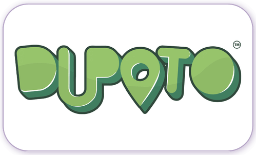 A standardised image for one of Louise Dawson's Partner companies - the company logo within a white rectangle with rounded corner for use on Louise's homepage. Dupoto territory mapping