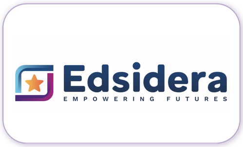 A standardised image for one of Louise Dawson's Partner companies - the company logo within a white rectangle with rounded corner for use on Louise's homepage. Edsidera