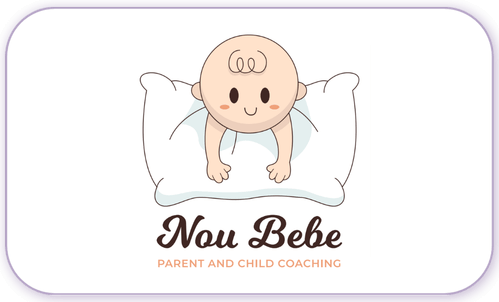 A standardised image for one of Louise Dawson's Partner companies - the company logo within a white rectangle with rounded corner for use on Louise's homepage. nou bebe sleep consultancy services