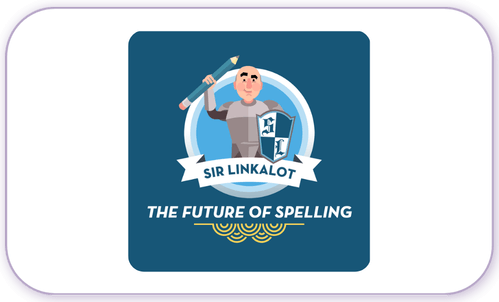 A standardised image for one of Louise Dawson's Partner companies - the company logo within a white rectangle with rounded corner for use on Louise's homepage. Sir Linkalot.