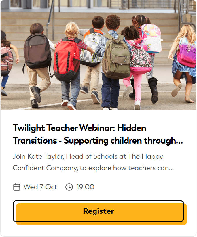 An image showing summary details of a free 1-hour webinar being run by The Happy Confident Company on Wednesday 7th October at 7pm GST/UAE. Full details are in the event listing.