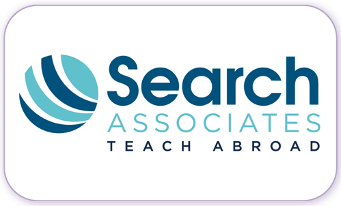 A standardised image for one of Louise Dawson's Partner companies - the company logo within a white rectangle with rounded corner for use on Louise's homepage. Search Associates.