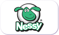 A standardised image for one of Louise Dawson's Partner companies - the company logo within a white rectangle with rounded corner for use on Louise's homepage. Nessy Learning - reading, writing, and number learning solutions