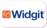 A standardised image for one of Louise Dawson's Partner companies - the company logo within a white rectangle with rounded corner for use on Louise's homepage. Widgit symbols - used globally for more than 40 years